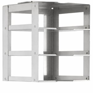 CF-3-2 stainless steel vertical freezer rack for 2 inch box storage