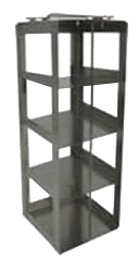 Vertical Freezer Racks for 3.75" High Boxes | 4 Boxes High | Rack Only