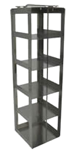 Vertical Freezer Racks for 3.75" High Boxes | 5 Boxes High | Rack Only