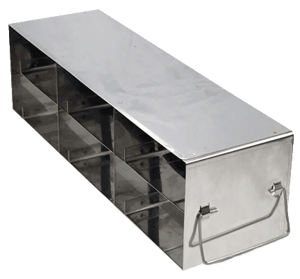 Value Series Upright Freezer Rack for Standard 3" Boxes- Rack Only- 3 Boxes Deep x 2 Boxes High