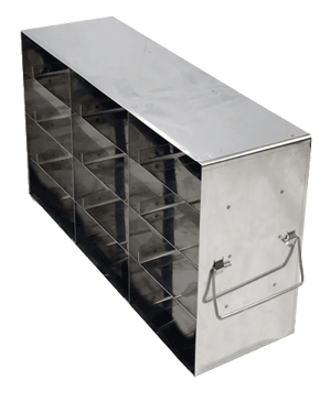 Value Series Upright Freezer Rack for Standard 3" Boxes- Rack Only- 3 Boxes Deep x 4 Boxes High
