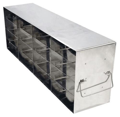Value Series Upright Freezer Rack for Standard 2" Boxes- Rack Only (4 Boxes Deep x 4 Boxes High)
