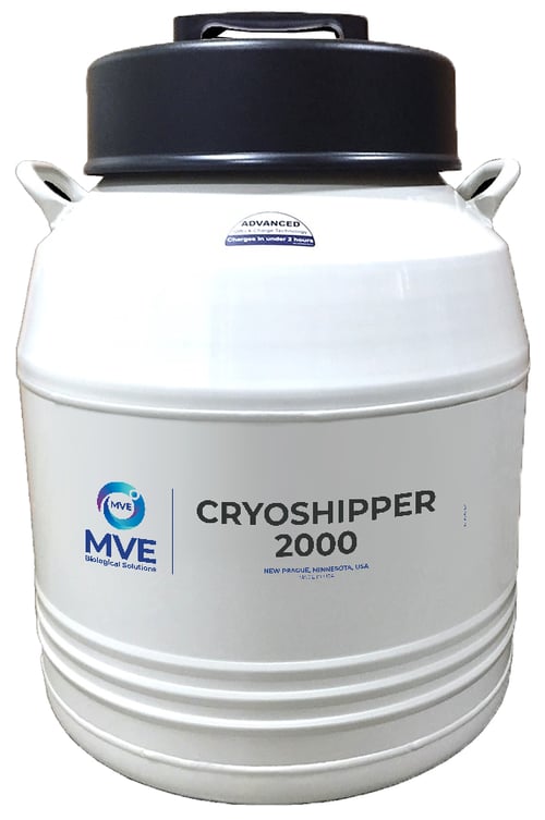 MVE CryoShipper 2000 (Capacity: 2000 x 2.0mL Vials)