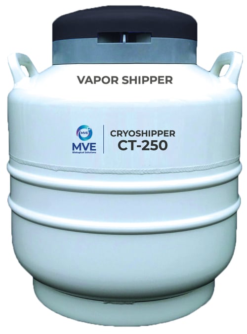 MVE CT-250 Blood Bag Cryoshipper (Capacity: 2 x 250mL Blood Bags)