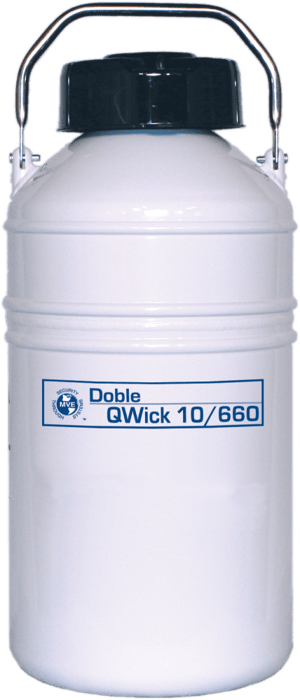 Doble QWick 10/660 CryoShipper with (6) 11" Canisters