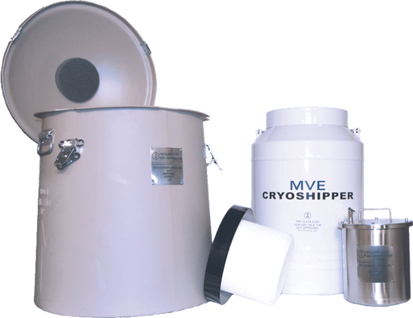 IATA/UN CryoShipper with QWick™ Technology and Container
