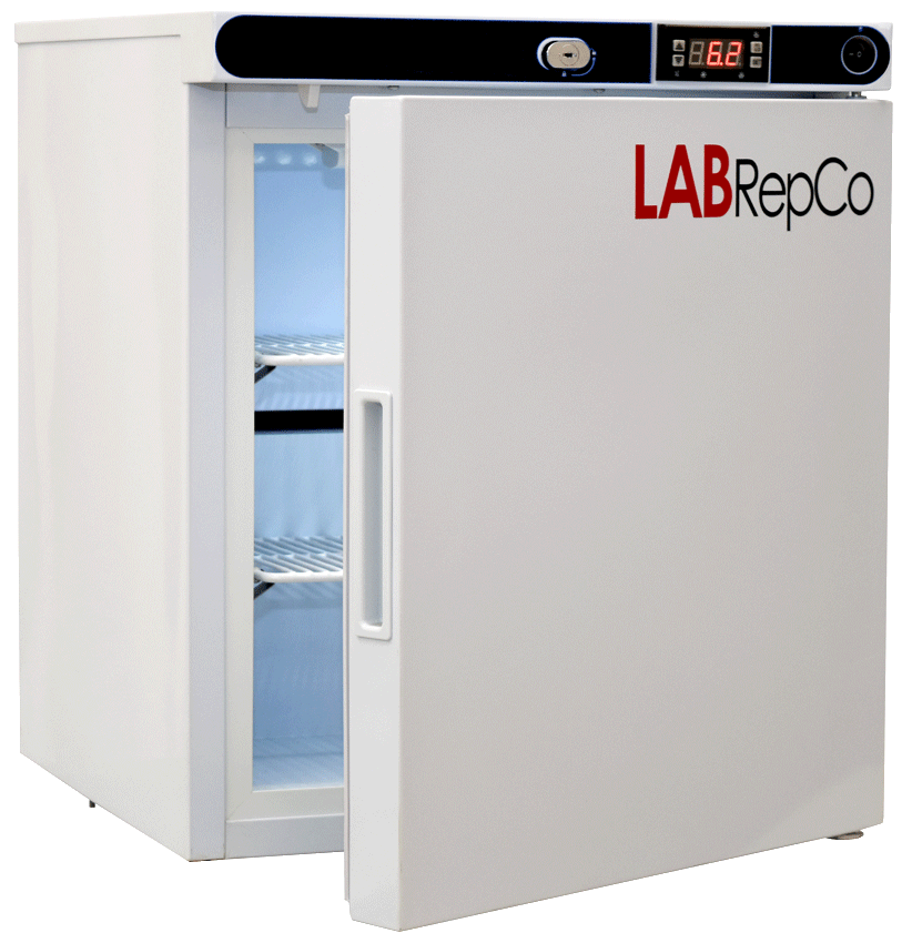 LabRepCo Futura Silver Series 1.3 Cu. Ft. Countertop Laboratory Freezer (-20°C) | Auto Defrost