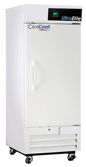 a labrepco clinicool series Ultra Elite 12 cubic foot medical-grade refrigerator with door closed