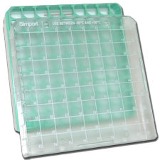 Polystyrene 2" Boxes With 81 Cell Divider (Green)