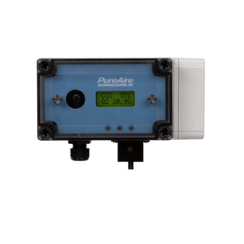 PureAire 99039 Dual O2-CO2 Monitor (Includes power cord)
