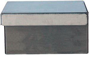 Standard 3" Aluminum Boxes for Freezer Racks | Without Cell Dividers (Qty of 50)