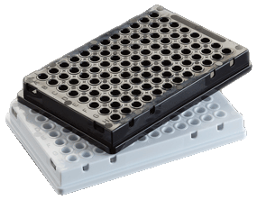 Black Opaque Skirted Thin Wall PCR Plates (96)