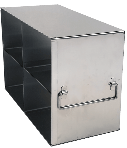 Upright Freezer Racks for 3.75" Boxes- Rack Only- 2 Boxes Deep x 2 Boxes High