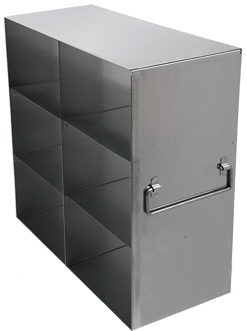 Upright Freezer Racks for 3.75" Boxes- Rack Only- 2 Boxes Deep x 3 Boxes High