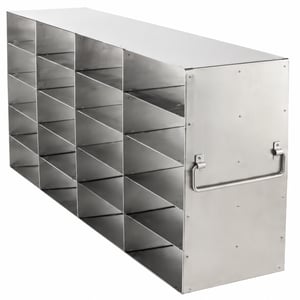 uf-452 freezer rack for 2 inch fiberboard boxes empty