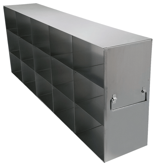 Upright Freezer Racks for 3.75" Boxes- Rack Only- 5 Boxes Deep x 3 Boxes High