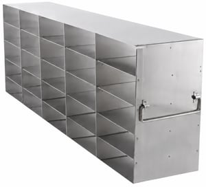 UF-552 upright freezer rack for 2 inch box storage
