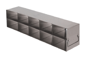 Upright Freezer Rack for MATRIX Boxes & Abgene Tube Racks | 5 Deep x 2 High