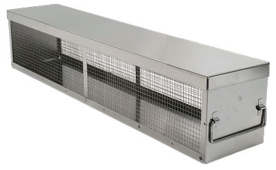 Large Bin Style Organizer Freezer Rack with Lid (8 inches tall x 5 inches wide)