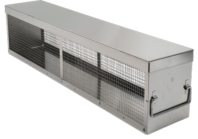 Large Bin Style Organizer Freezer Rack with Lid (12 inches tall x 5 inches wide)