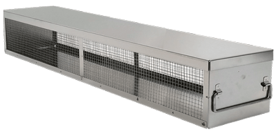 Medium Bin Style Organizer Freezer Rack with Lid (6 inches tall x 11 inches wide)