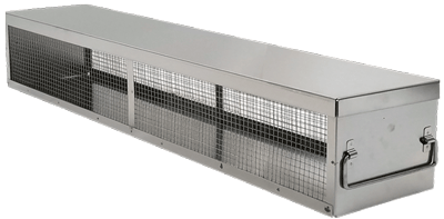 Medium Bin Style Organizer Freezer Rack with Lid (8 inches tall x 11 inches wide)