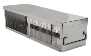 Small Bin Style Organizer Freezer Rack with Lid (4 inches tall x 5 inches wide)