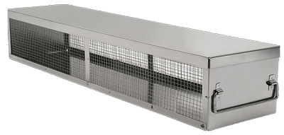 Small Bin Style Organizer Freezer Rack with Lid (6 inches tall x 11 inches wide)
