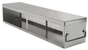 Small Bin Style Organizer Freezer Rack with Lid (11 inches tall x 11 inches wide)