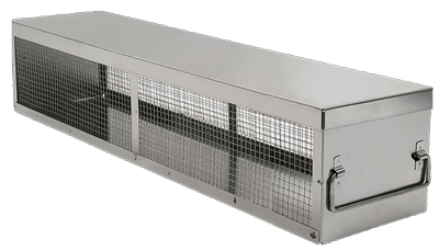 Small Bin Style Organizer Freezer Rack with Lid (11 inches tall x 11 inches wide)