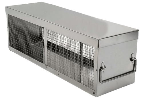 Large Bin Style Organizer Freezer Rack with Lid (11 inches tall x 5 inches wide)