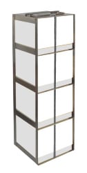 4 Boxes High Chest Freezer Rack for 15ml & 50ml Conical Tube Boxes