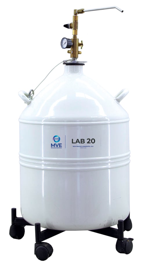 MVE LAB 20 Aluminum Cryogenic Dewar (Capacity: 20L)