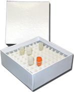 Plasti-Coat 2" Fiberboard Boxes With 81Cell Dividers (Qty of 100)
