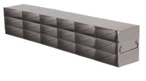 Upright Freezer Racks for Microtube Boxes (FluidX, Micronic Racks, etc.) | Rack Only | 6 Boxes Deep x 3 Boxes High