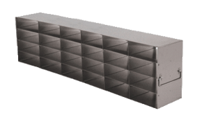 Upright Freezer Racks for Microtube Boxes (FluidX, Micronic Racks, etc.) | Rack Only | 6 Boxes Deep x 4 Boxes High