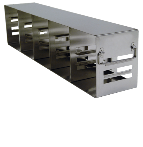 Modifiable Upright Freezer Rack for Standard 2" & 3" Boxes- Rack Only (Max. Capacity: 5 Boxes Deep x 3 Boxes High)