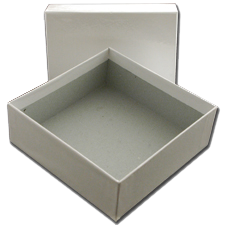 Standard White 2" Fiberboard Boxes Without Dividers (Qty of 50)