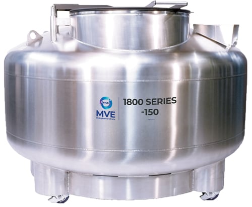 MVE 1842P-150 Stock Series LN2 Freezer (Capacity: 23,520 x 2.0 ml vials)