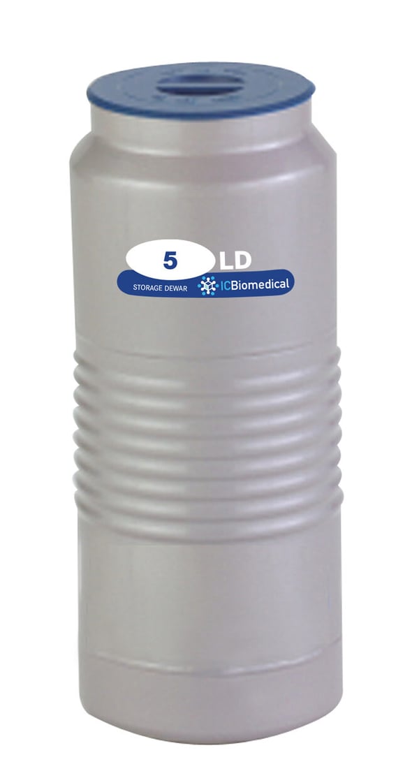 IC biomedical taylor wharton LD5 Aluminum Cryogenic Dewar