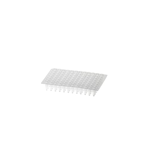 AMPLATE™ 96-Well PCR Raised Rim Thin Wall Plates | Fully Skirted | Natural | 0.25ml Well Volume