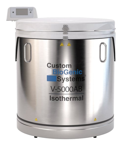 Custom BioGenic Systems V-5000AB Isothermal LN2 Freezer (Capacity: 40,300 x 2.0 ml vials)
