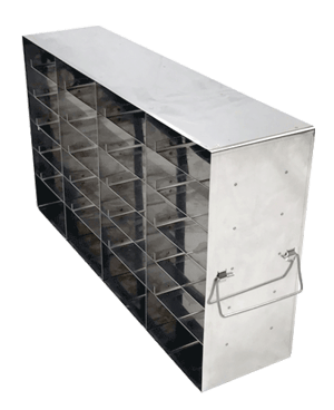 Value Series Upright Freezer Rack for 2" Plastic Boxes- Rack Only (4 Boxes Deep x 6 Boxes High)