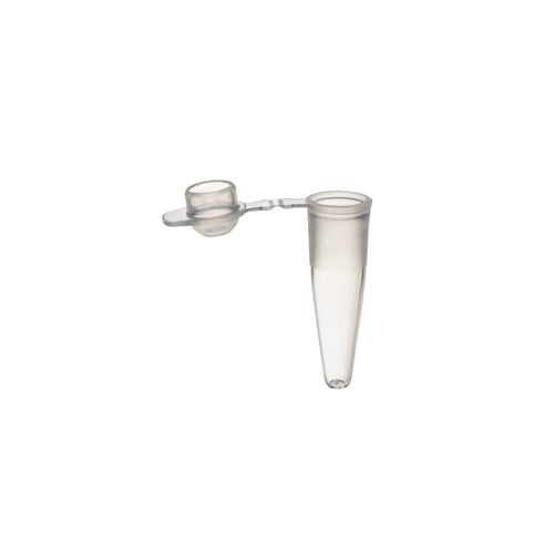 Flat Top PCR Reaction Tube for 0.2 ml | Clear | No Contamination Shield | Quantity 1000