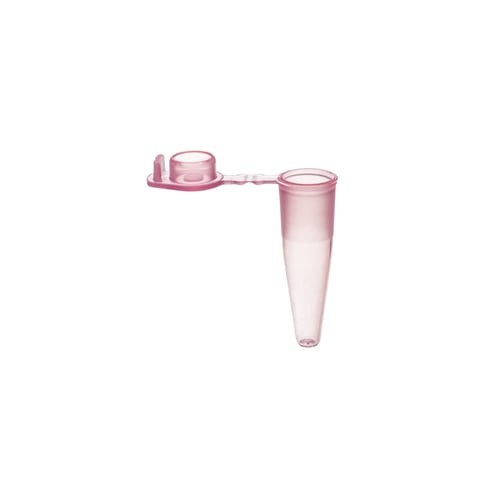 Flat Top PCR Reaction Tube for 0.2 ml with Snap Cap | Red | Quantity 1000