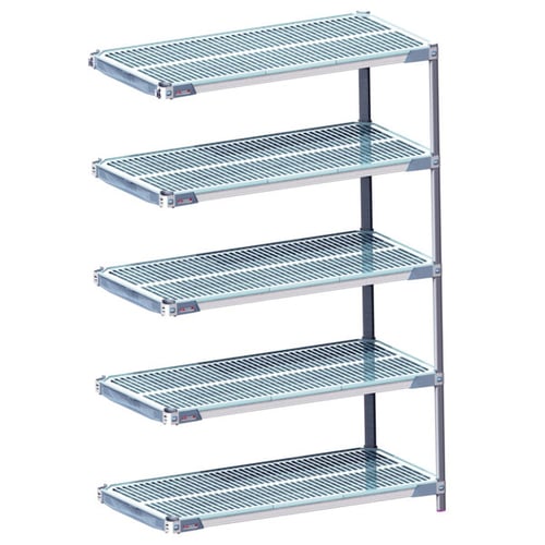 MetroMax i® Polymer Shelving Unit- 36" (W) x 24" (D) - 5 Shelves - Add-On Unit