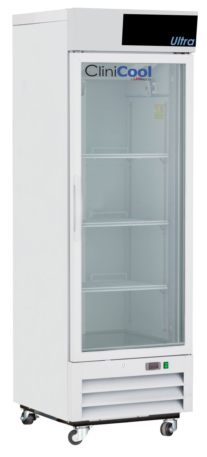 LabRepCo CliniCool© Ultra Series 16 Cu. Ft. Pharmacy/Vaccine Refrigerator | Hinged Glass Door