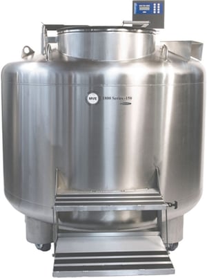 MVE 1839AF-GB Liquid Nitrogen LN2 Freezer With Full Auto Control & Gas Bypass (Capacity: 39,000 x 2.0 ml vials)