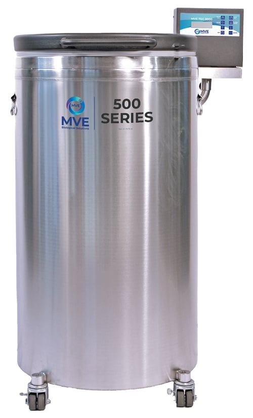MVE 510AF-GB Liquid Nitrogen LN2 Freezer With Full Auto Control & Gas Bypass (Capacity: 10,400 x 2.0 ml vials)
