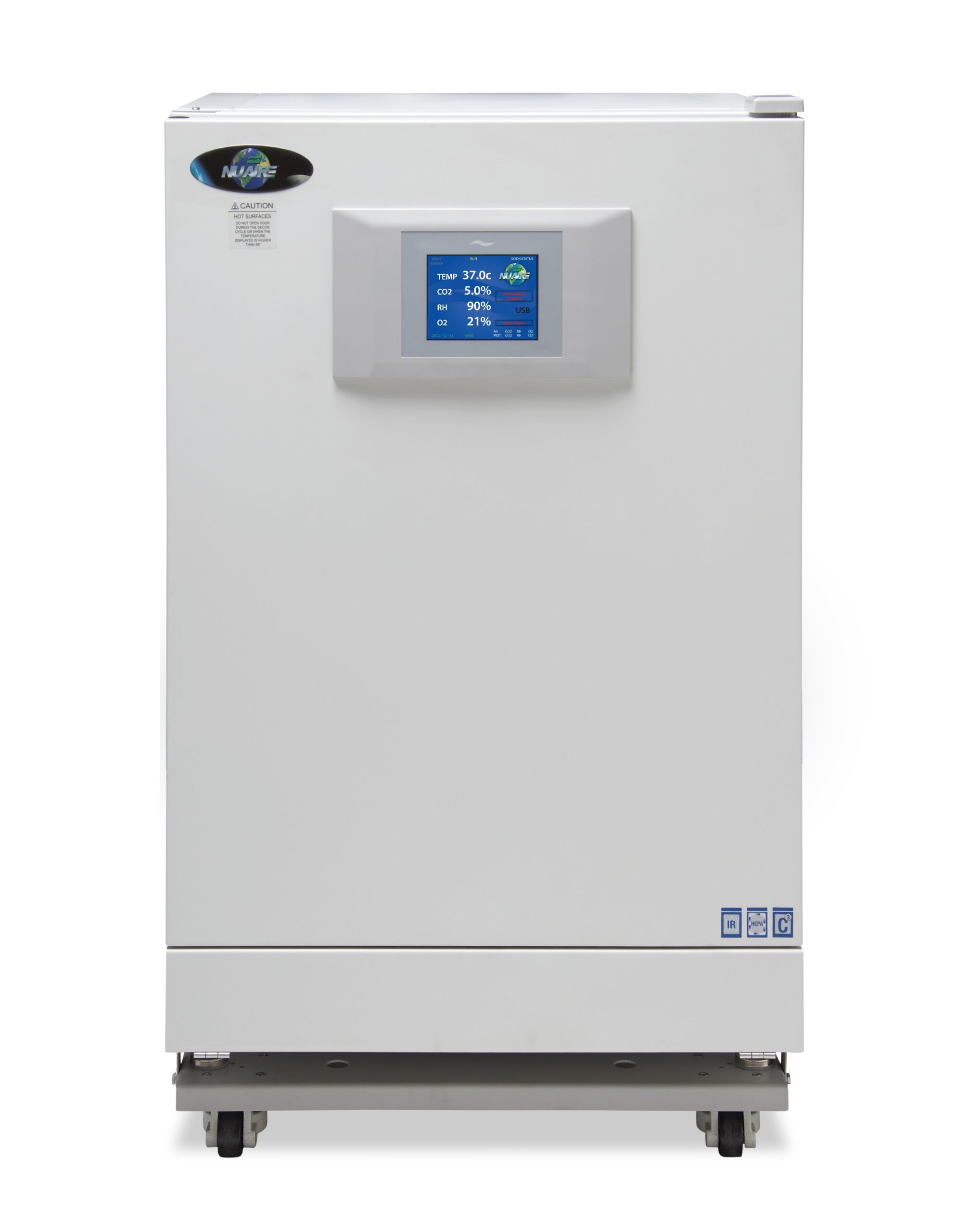 NuAire In-VitroCell ES NU-5841 Direct Heat Hypoxic CO2 Incubator |Dual Sterilization| Humidity & O2 Control | 7.06 cu. ft. (200L)